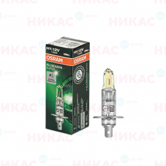 Osram - H1-12v 55w - P14.5s ALLSEASON SUPER+30%  (64150ALS)